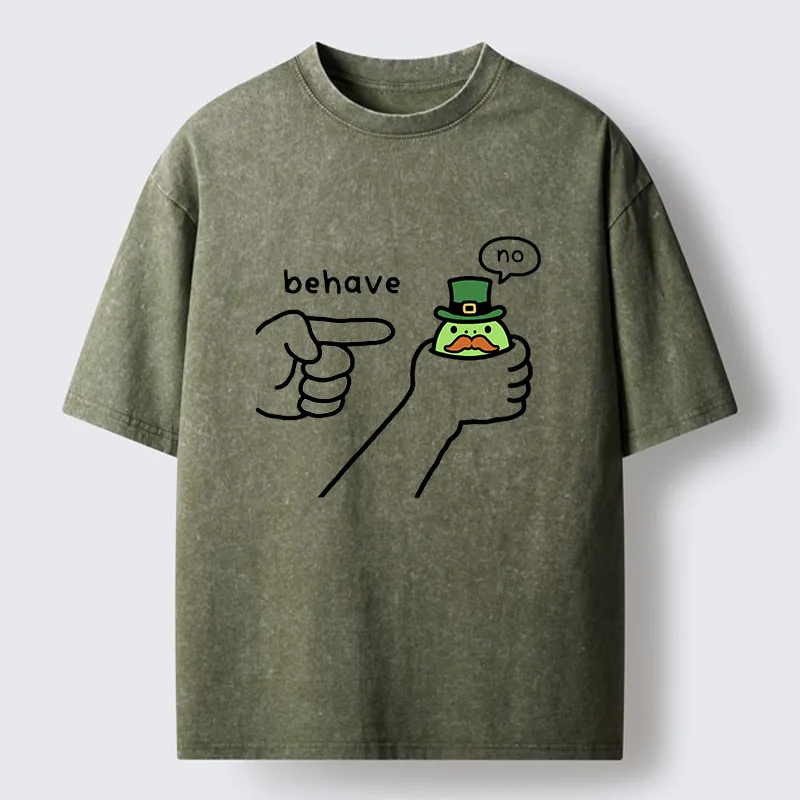 Tokyo-Tiger St. Patrick's Day Pranks Washed T-Shirt