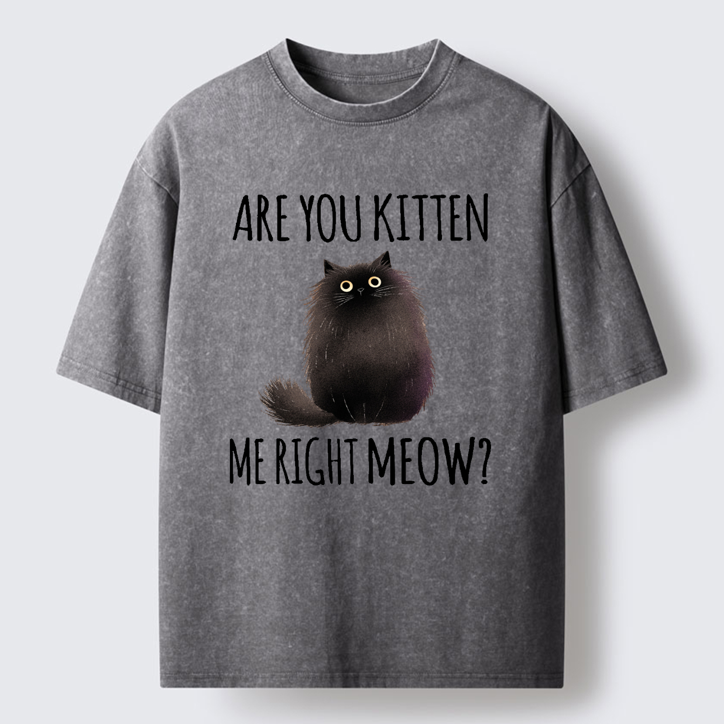 Tokyo-Tiger Kitten Me Right Meow Washed T-Shirt