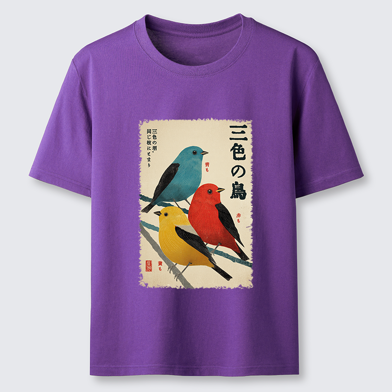 Tokyo-Tiger Three Birds, One Branch Classic T-Shirt