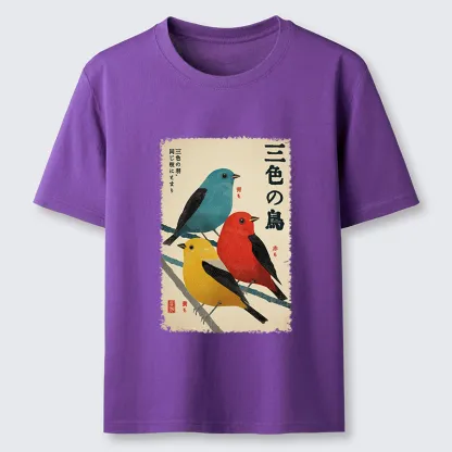 Tokyo-Tiger Three Birds, One Branch Classic T-Shirt