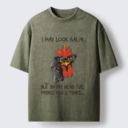 Tokyo-Tiger Inner Rebellion Washed T-Shirt