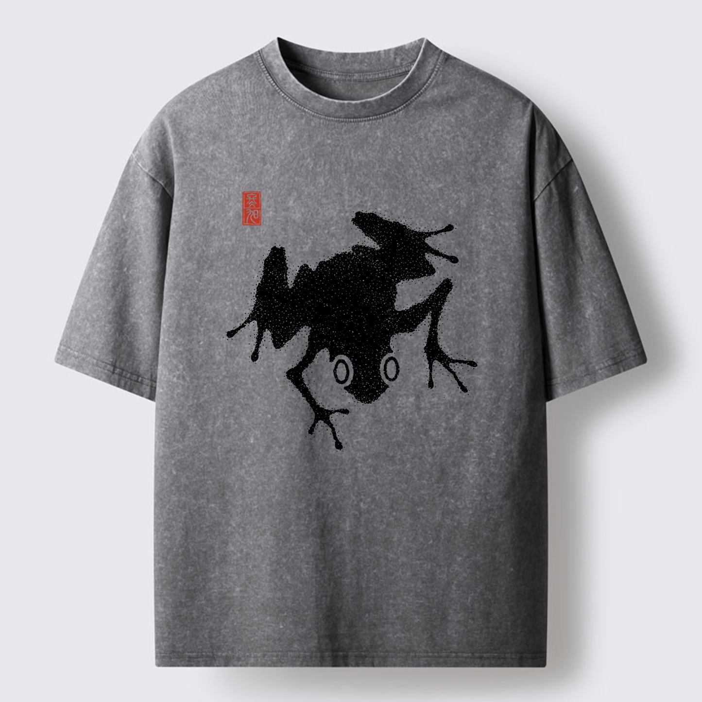 Tokyo-Tiger A stippled frog Washed T-Shirt