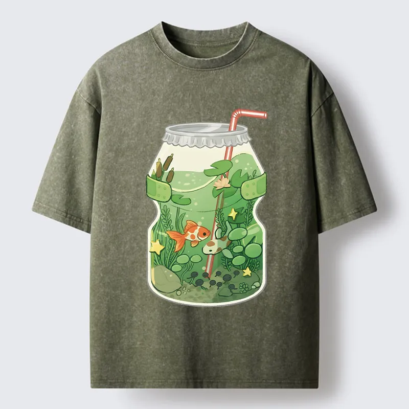 Tokyo-Tiger World In A Bottle Washed T-Shirt