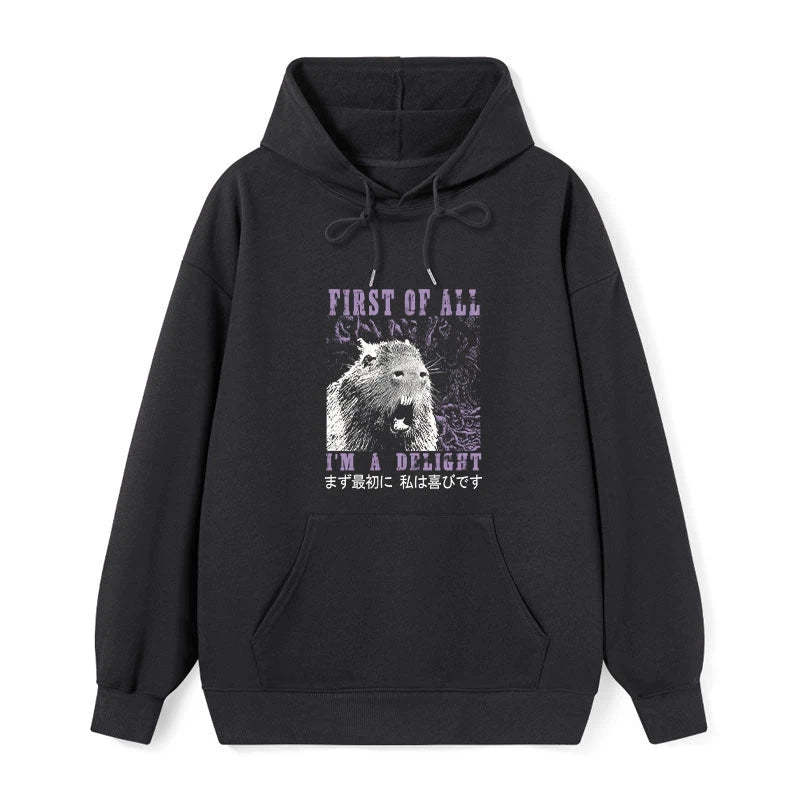 Tokyo-Tiger First Of All I'm A Delight Classic Hoodie Sale