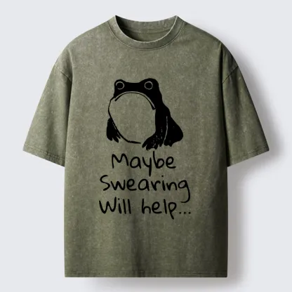 Tokyo-Tiger Unhappy Frog Washed T-Shirt