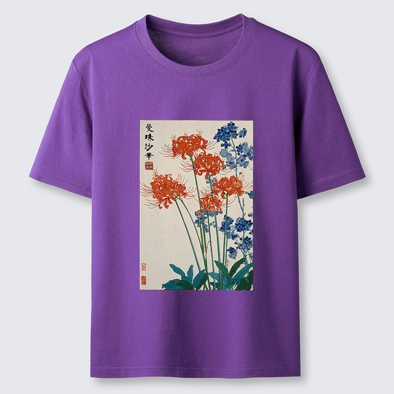 Tokyo-Tiger Red Spider Lily Bloom Classic T-Shirt