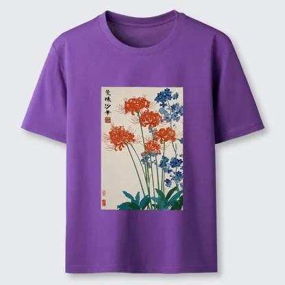 Tokyo-Tiger Red Spider Lily Bloom Classic T-Shirt