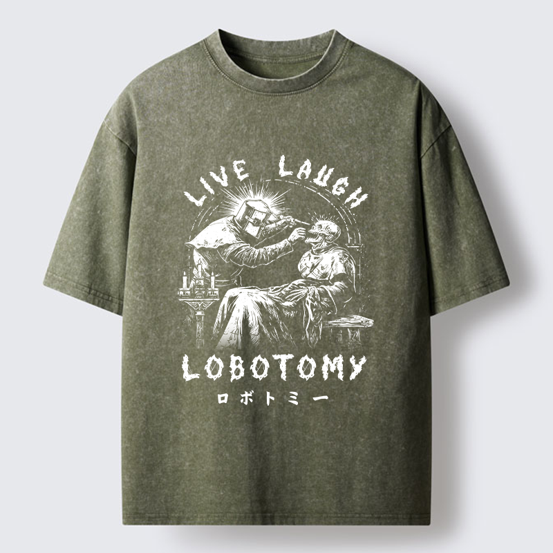Tokyo-Tiger Live Laugh Lobotomy Washed T-Shirt