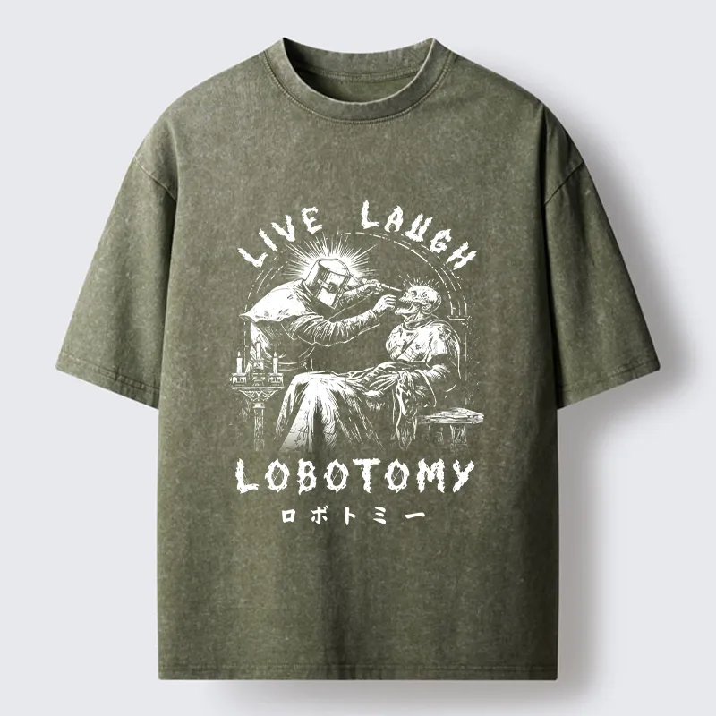 Tokyo-Tiger Live Laugh Lobotomy Washed T-Shirt