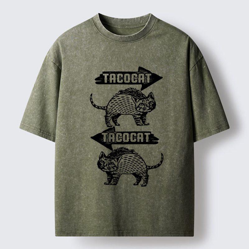 Tokyo-Tiger Taco Cat Washed T-Shirt