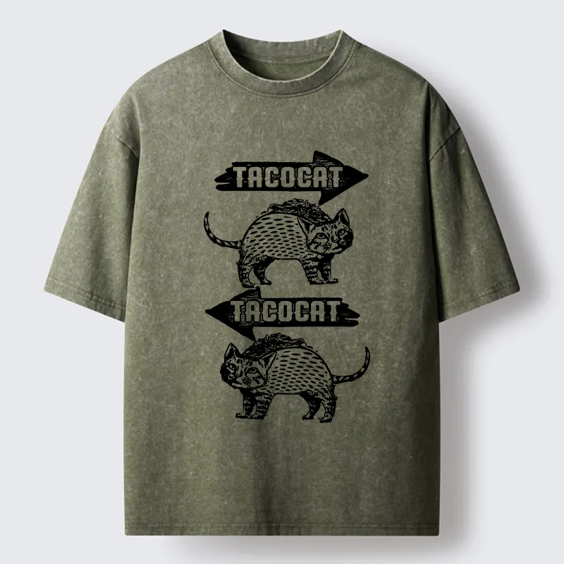 Tokyo-Tiger Taco Cat Washed T-Shirt