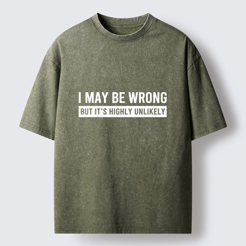 Tokyo-Tiger No Mistakes Funny Washed T-Shirt