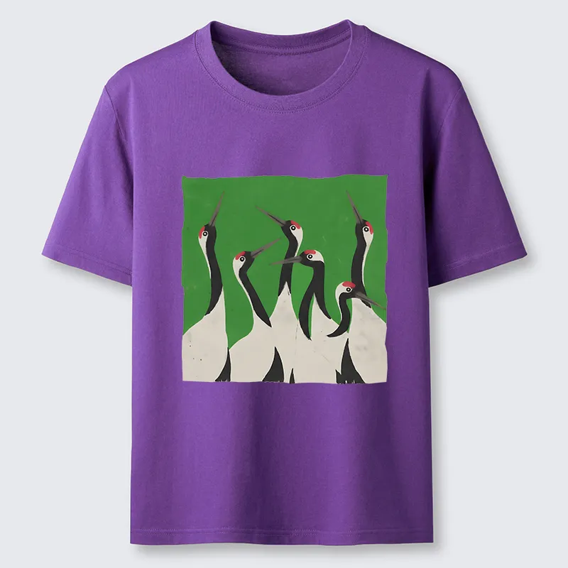 Tokyo-Tiger Crane Flock Classic T-Shirt