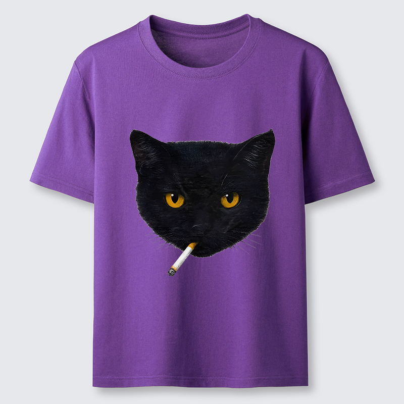 Tokyo-Tiger Smoking Cat Classic T-Shirt