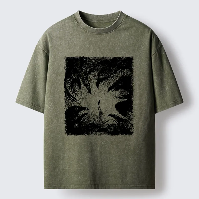 Tokyo-Tiger Deep In The Abyss Washed T-Shirt