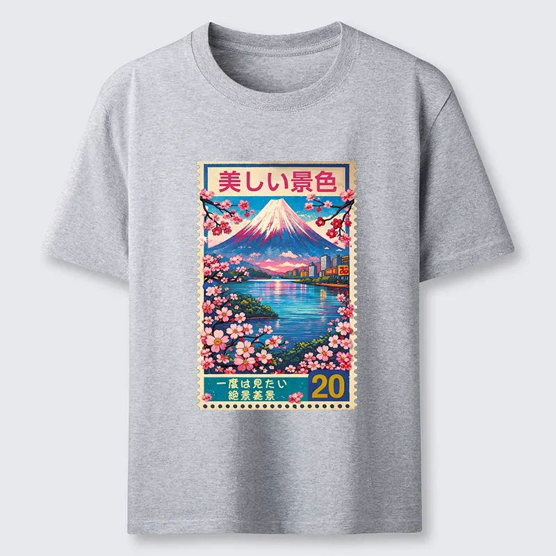 Tokyo-Tiger Springtime Scenery Classic T-Shirt