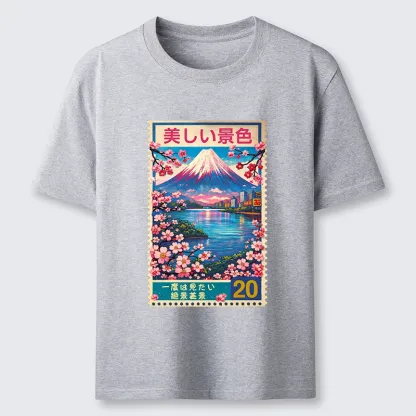 Tokyo-Tiger Springtime Scenery Classic T-Shirt
