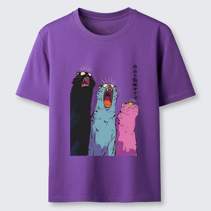 Tokyo-Tiger Howling Cat Classic T-Shirt