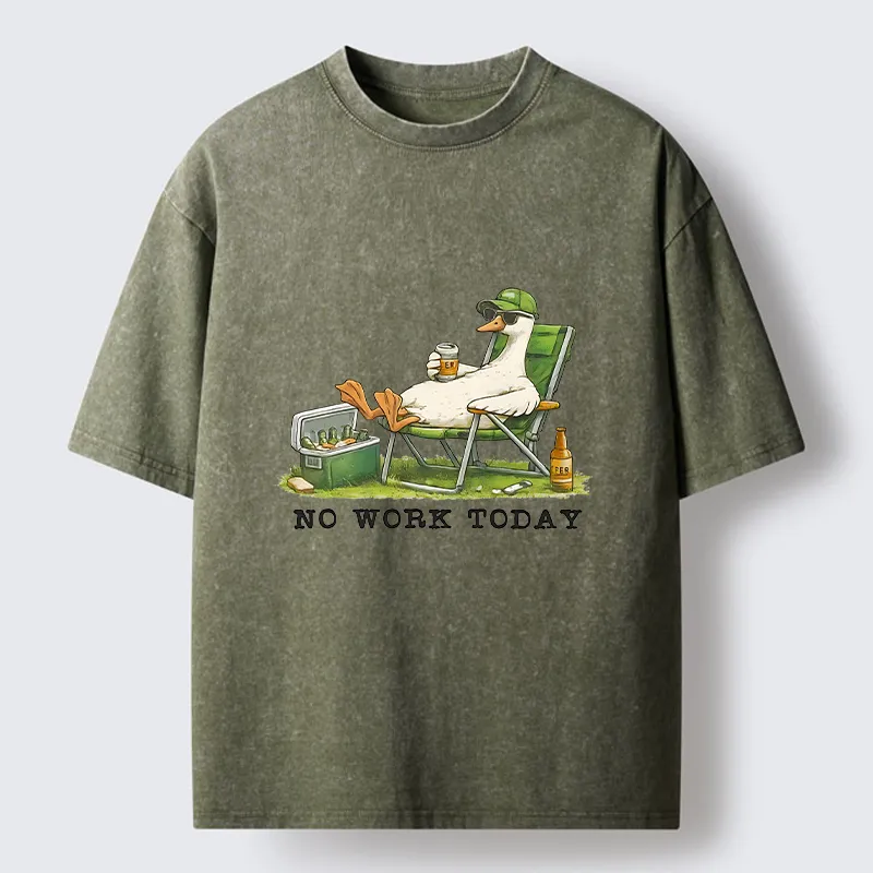 Tokyo-Tiger Resting Duck Washed T-Shirt