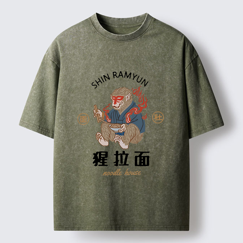 Tokyo-Tiger Shin Ramyun Washed T-Shirt