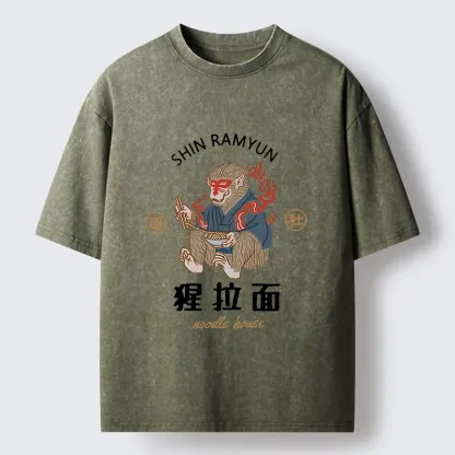 Tokyo-Tiger Shin Ramyun Washed T-Shirt