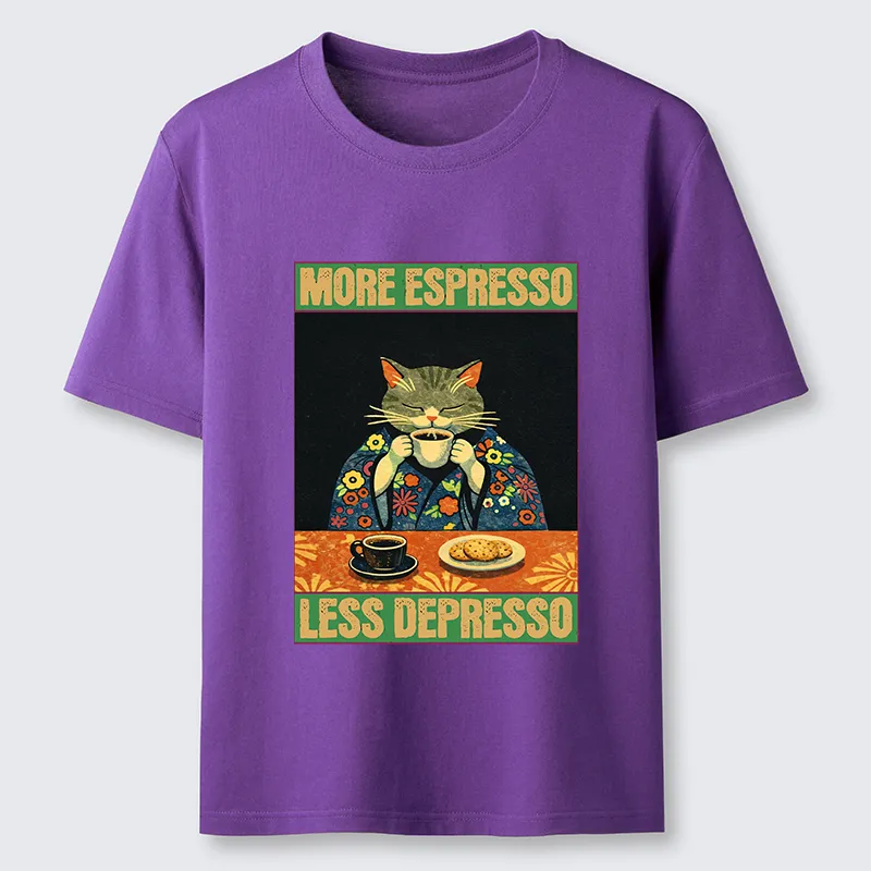 Tokyo-Tiger Cat Tasting Coffee Japan Classic T-Shirt