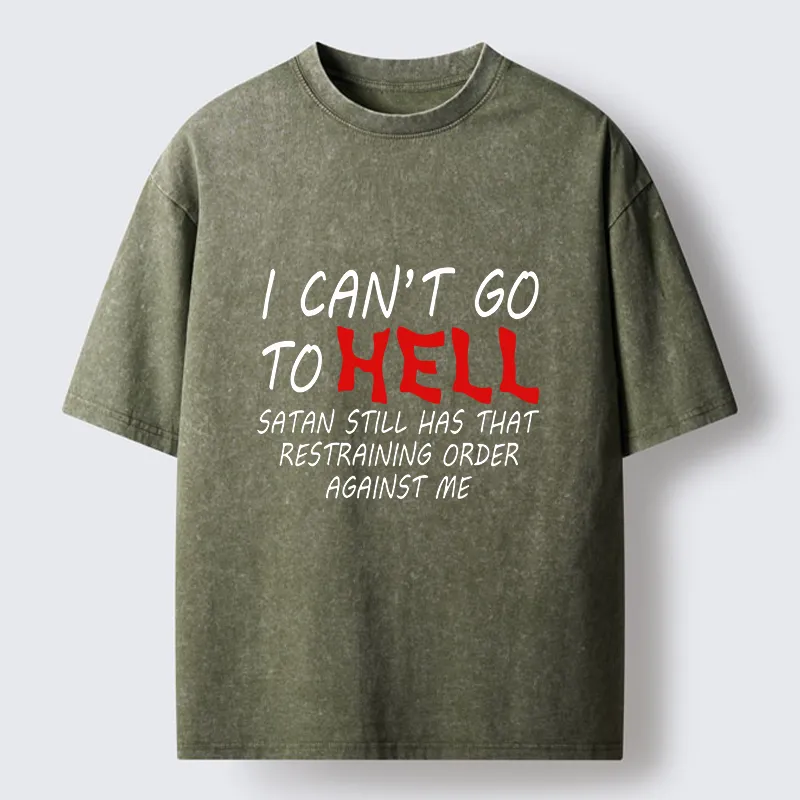 Tokyo-Tiger Hell Is Inaccessible Washed T-Shirt