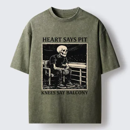 Tokyo-Tiger Gradually Deteriorating Body Funny Washed T-Shirt