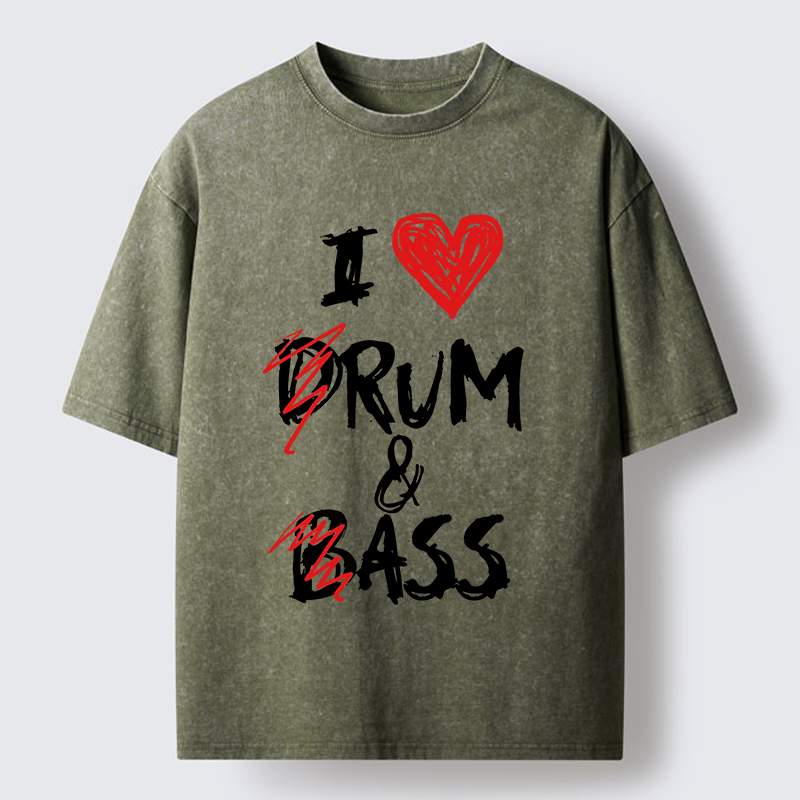 Tokyo-Tiger My Favorite Drum And Bass Washed T-Shirt