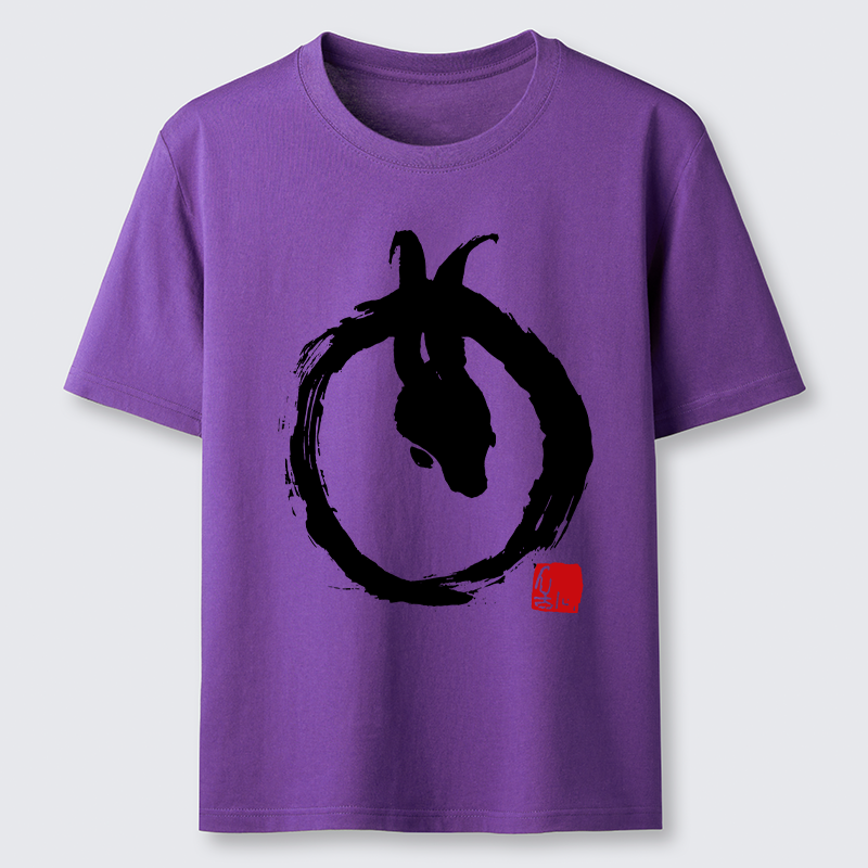 Tokyo-Tiger Ink Painting Zen Enso Rabbit Classic T-Shirt