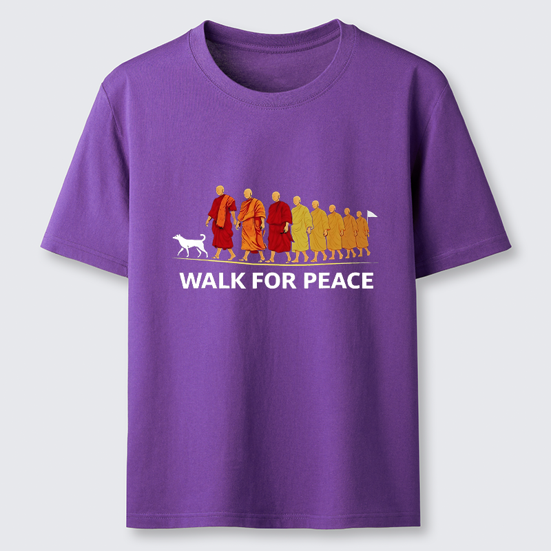 Tokyo-Tiger Walk For Peace Monks And Dog Classic T-Shirt