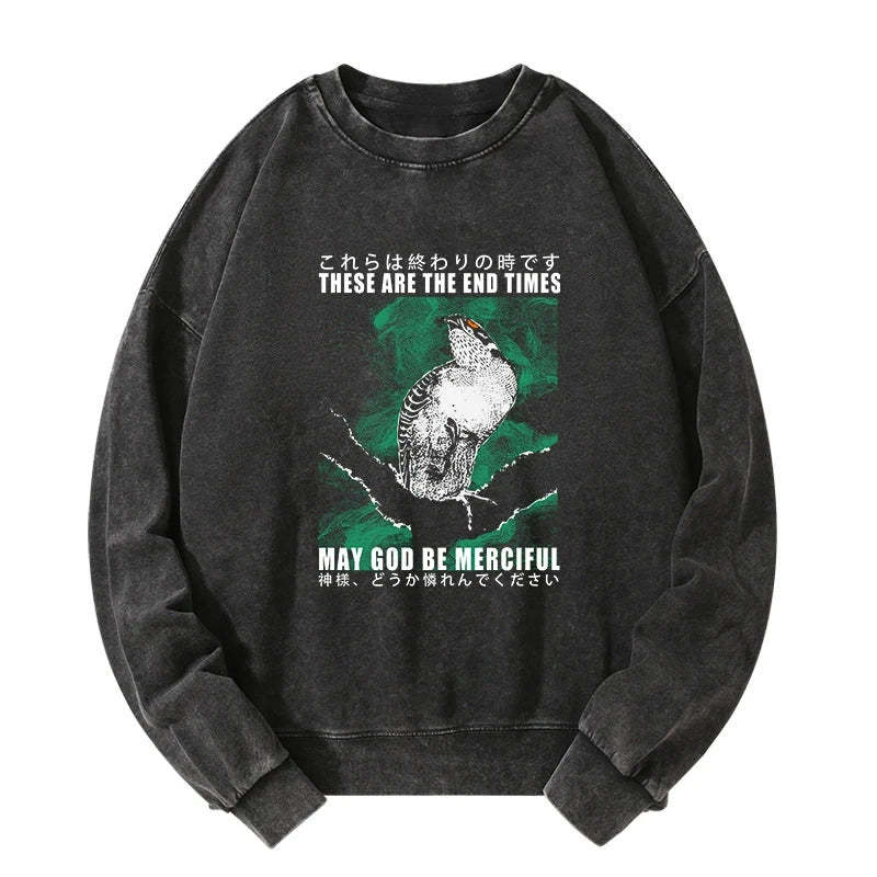 Tokyo-Tiger These Are The End Bird Washed Sweatshirt