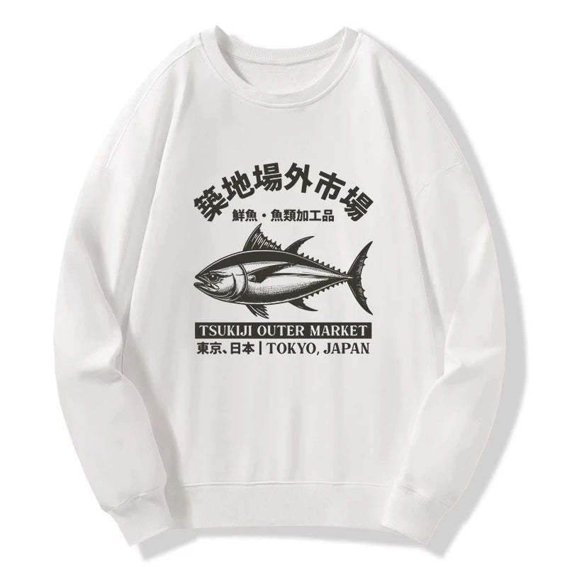 Tokyo-Tiger Sakana Tsukiji Fish Market Sweatshirt