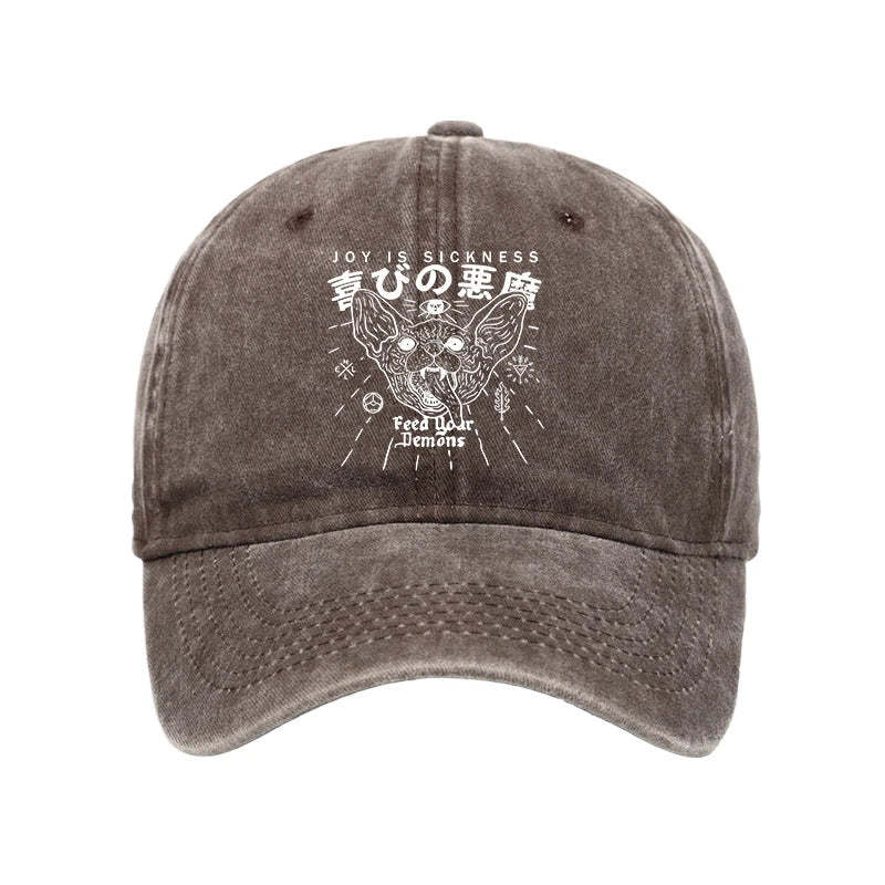 Tokyo-Tiger Joy Is Sickness Washed Cap