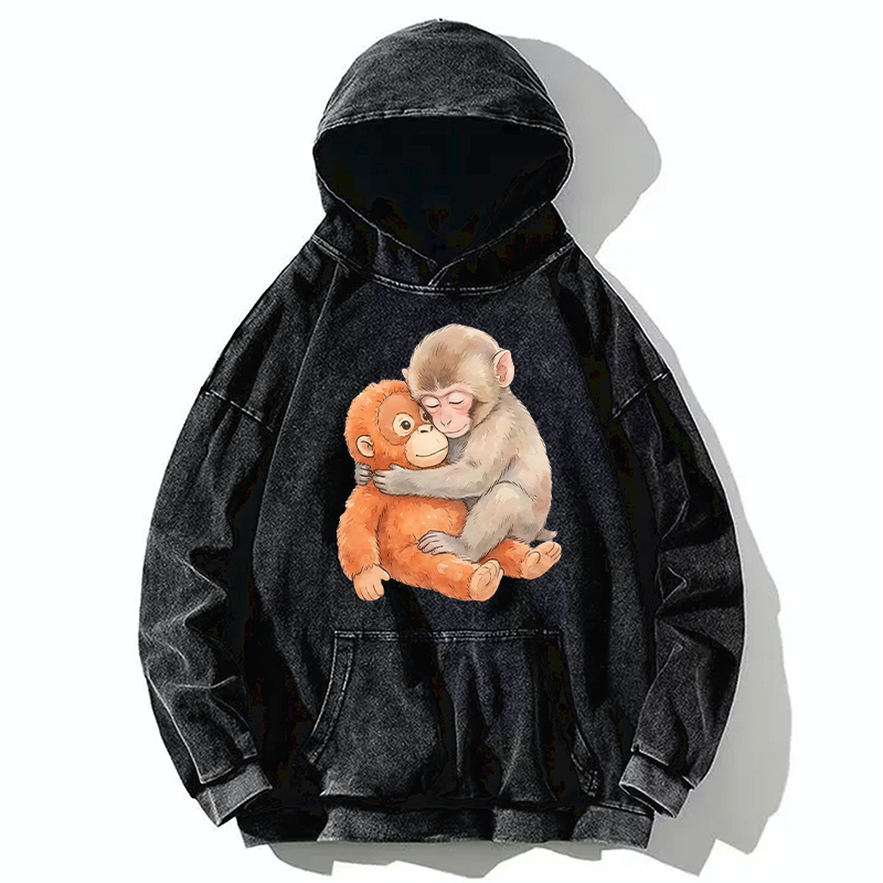 Tokyo-Tiger Poor Punch Washed Hoodie