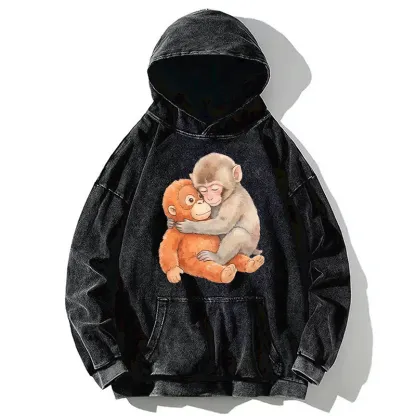 Tokyo-Tiger Poor Punch Washed Hoodie