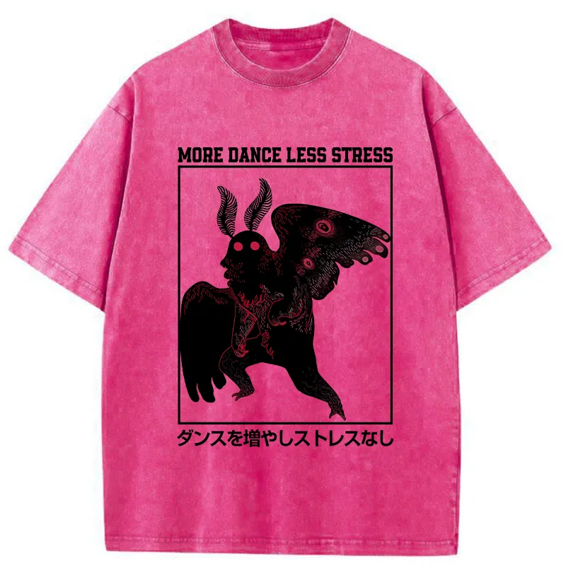 Tokyo-Tiger More Dance Less Stress Washed T-Shirt