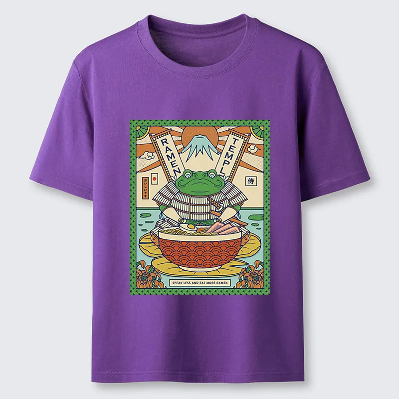 Tokyo-Tiger Frog Samurai Eating Ramen Classic T-Shirt