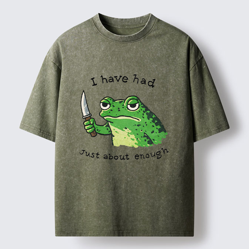 Tokyo-Tiger Impatient Frog Washed T-Shirt