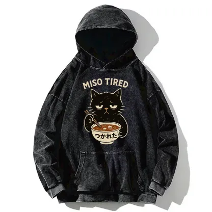 Tokyo-Tiger I’m So Tired Washed Hoodie