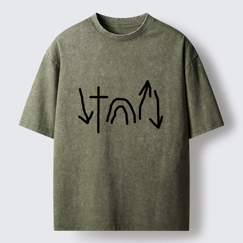 Tokyo-Tiger Minimalist Easter Washed T-Shirt