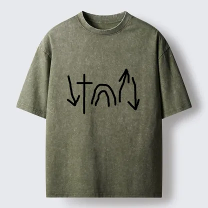 Tokyo-Tiger Minimalist Easter Washed T-Shirt