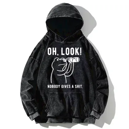 Tokyo-Tiger Frog of Indifference Washed Hoodie