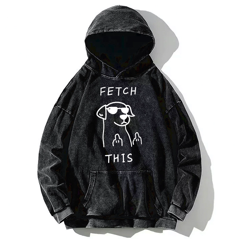 Tokyo-Tiger Rebellious Dog Washed Hoodie