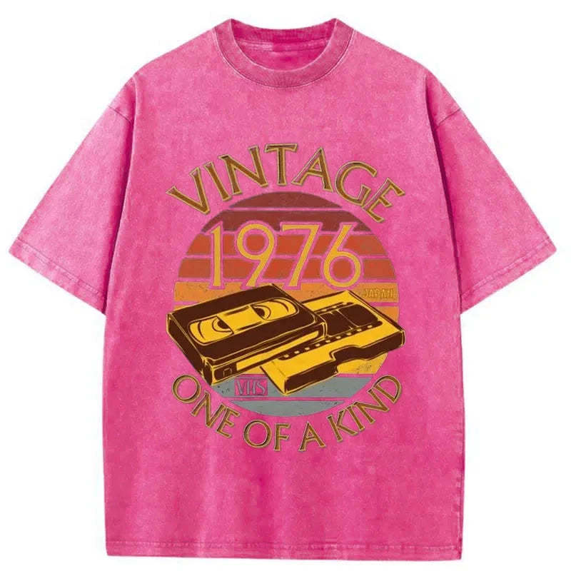 Tokyo-Tiger 70s Vintage VHS 1976 Japan Washed T-Shirt-tokyo-tiger