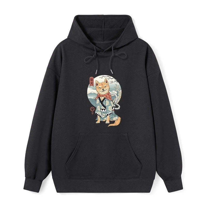 Tokyo-Tiger Samurai Shiba Dog Japanese Classic Hoodie Sale
