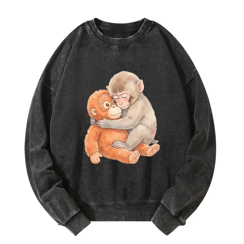 Tokyo-Tiger Poor Punch Washed Sweatshirt