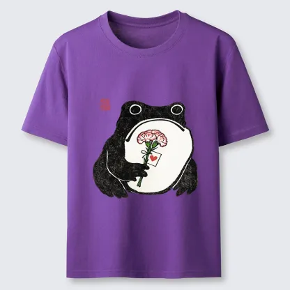 Tokyo-Tiger The Frog Holding A Carnation Classic T-Shirt