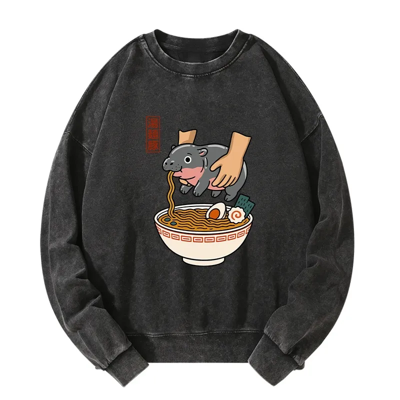 Tokyo-Tiger Noodles Got Me Washed Sweatshirt Sale