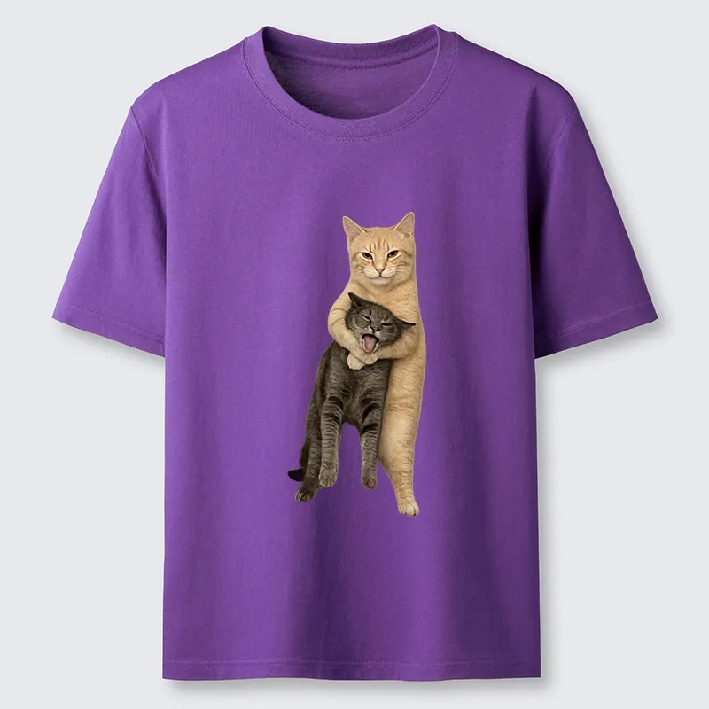 Tokyo-Tiger Orange Cat’s Tight Embrace Classic T-Shirt